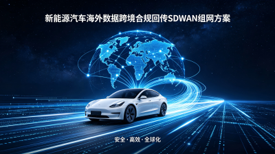 新能源汽车海外全域数据跨境合规回传SDWAN组网案例